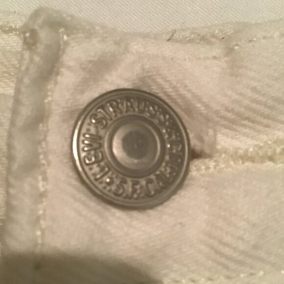 Levi's 501 Denim Cutoff Shorts Size 27 - Picture 4 of 11